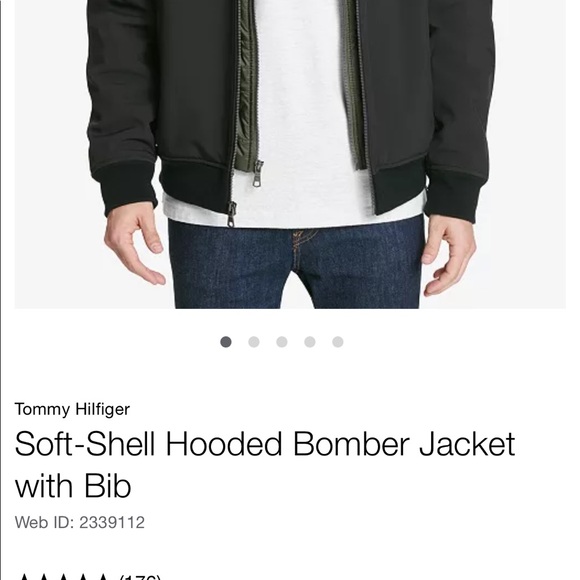 Tommy Hilfiger Soft Shell Hooded Bomber Jacket - Men’s Size X-Large - Picture 7 of 7